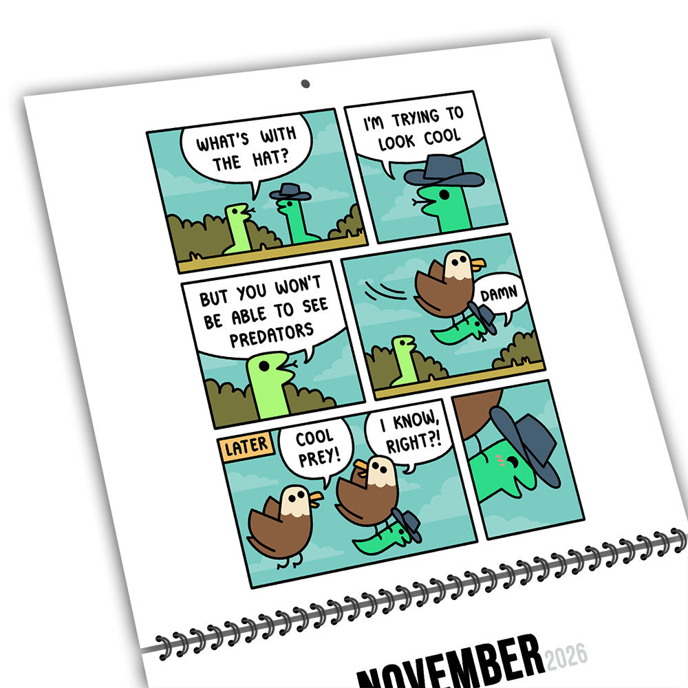 Safely Endangered 2026 Calendar