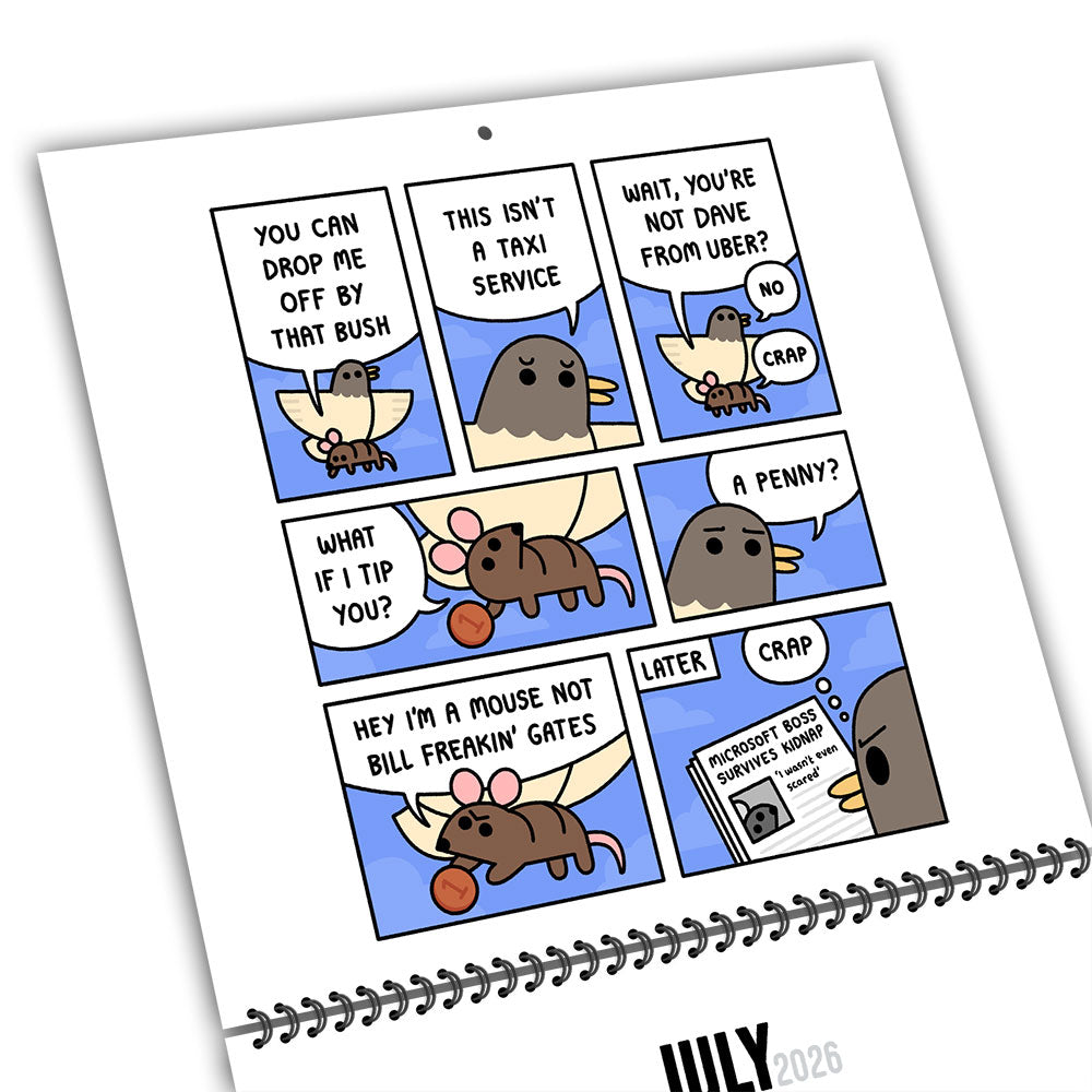 Safely Endangered 2026 Calendar