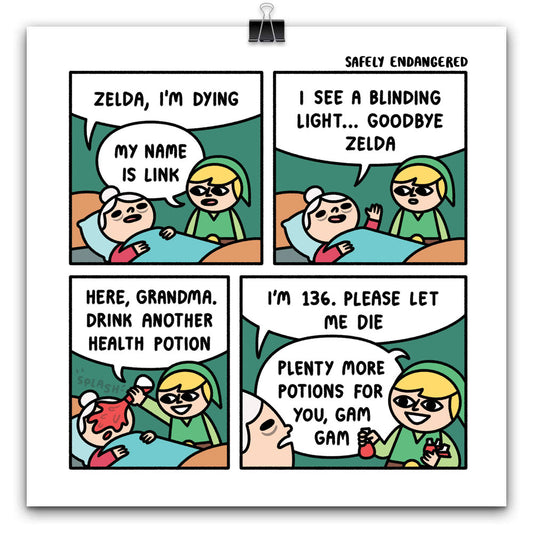 Print: "Health Potion"
