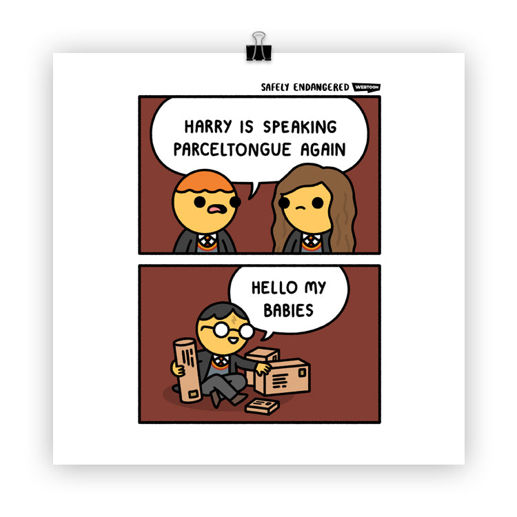 Print: "Parceltongue"