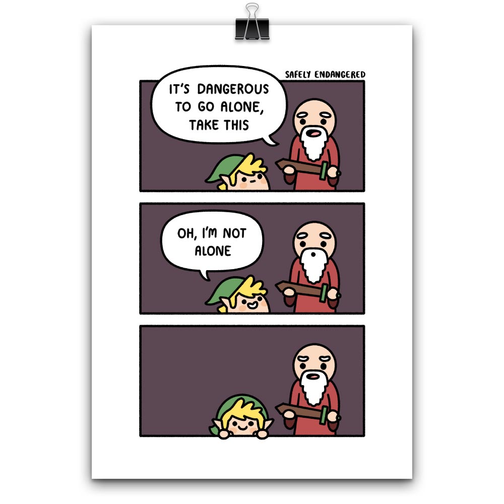 Alone Print