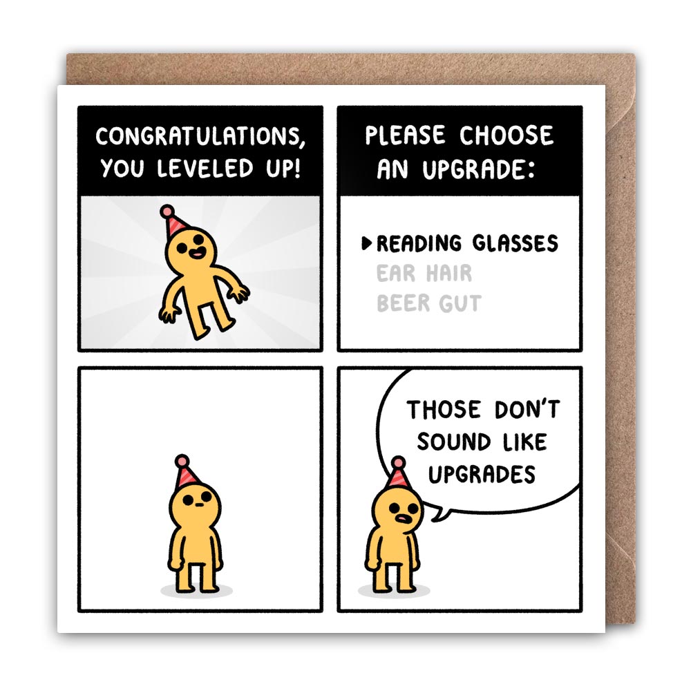 Greeting Card: "Upgrade"