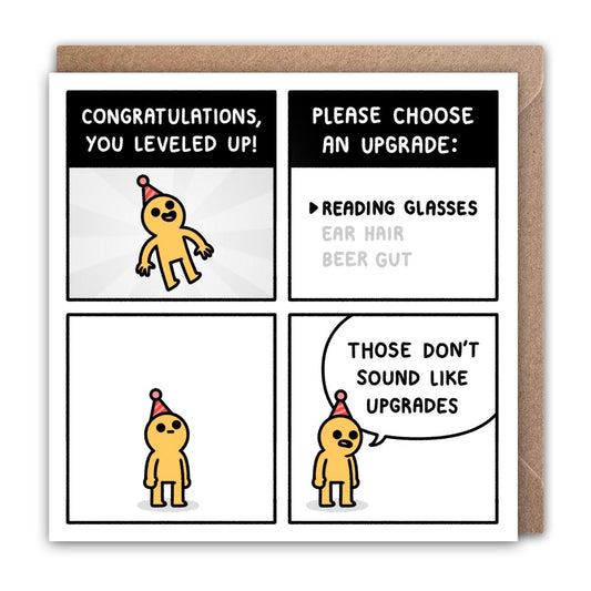 Greeting Card: "Upgrade"