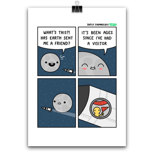 Print: "Moon"