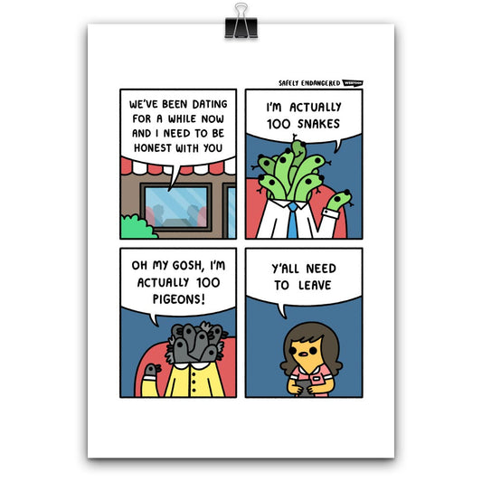 Print: "100 Snakes"