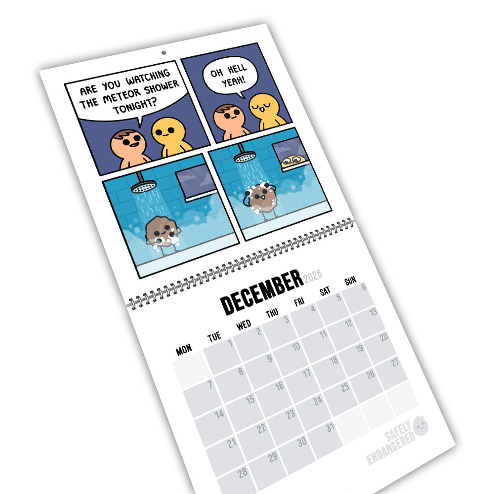 Safely Endangered 2026 Calendar