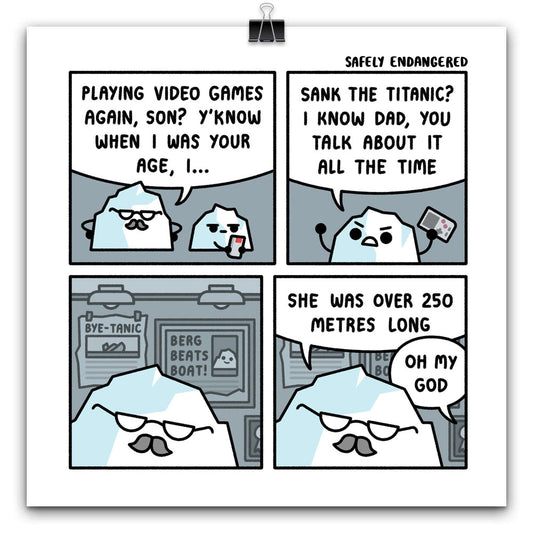 Print: "Iceberg Dad"