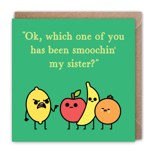 Greeting Card: "Smoochin"
