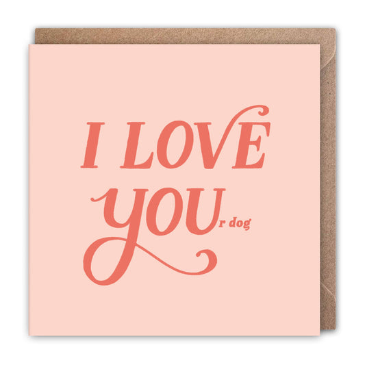 Greeting Card: "Love"