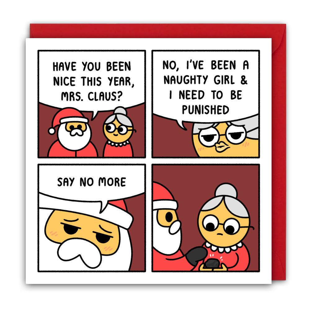 Christmas Card: "Mrs. Claus"