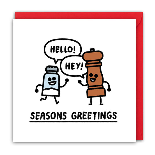 Christmas Card: "Seasons Greetings"