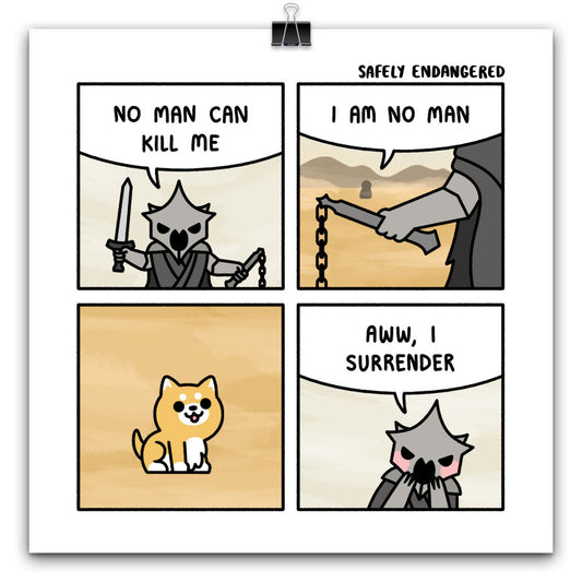 Print: "Surrender"