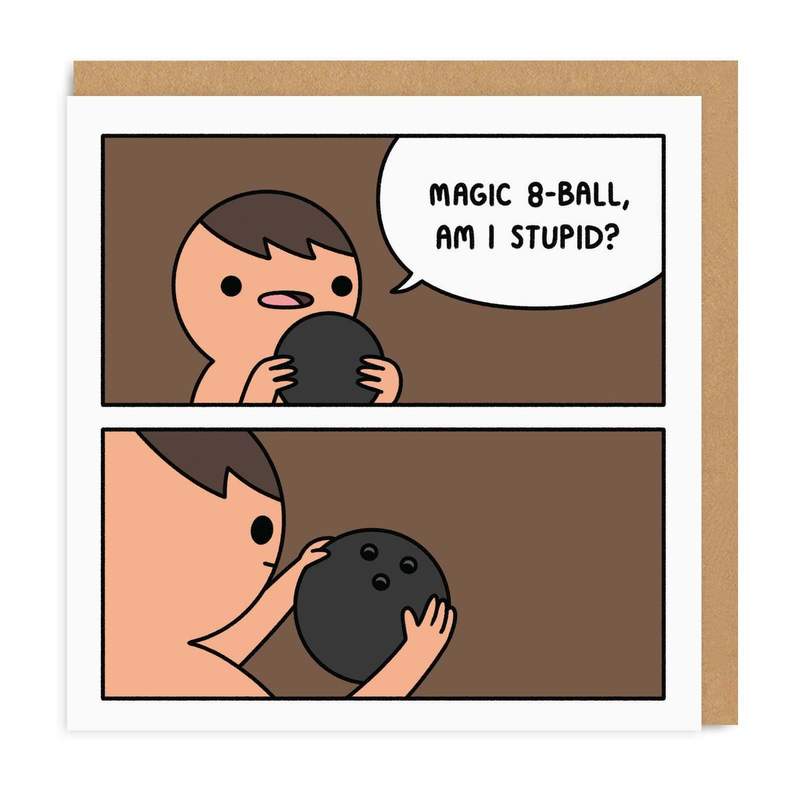 Magic 8-Ball Greeting Card