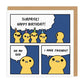 Surprise Greeting Card