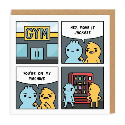 Greeting Card: "Gym"