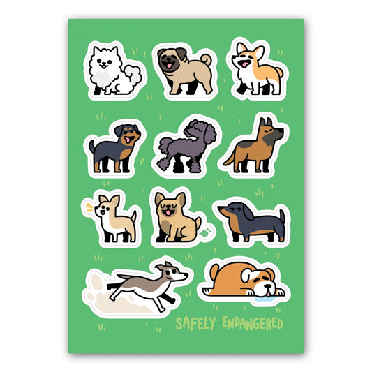 Sticker Sheet: "Dogs"